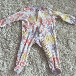 Newborn floral onesie